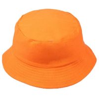 Casquette,Chapeau de pêcheur unisexe,décontracté,solide,Bob,Protection solaire sauvage - Type orange