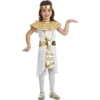 Déguisement égyptien Cléopâtre pour fille - Multicolore - Robe et bandeau inclus - Intérieur - Enfant