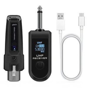 Nouveau Microphone Sans Fil Émetteur et Récepteur XLR Sans Fil UHF pour Nouveau Microphone Sans Fil Émetteur et Récepteur XLR Sans Fil UHF pour