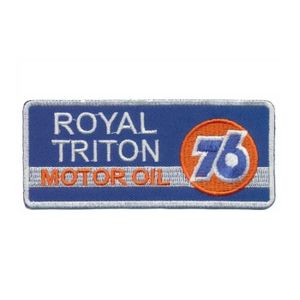 Patch Brodé Thermocollant Rétro - 9x5 Cm - Thème Automobile Moto Vintage