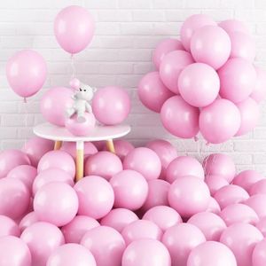 BALLON DÉCORATIF  Lot De 60 Ballons Roses En Latex Rose Pastel De 30
