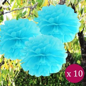 8 Papier Boules en nid dabeille diff/érentes Tailles et Plusieurs Couleurs Mariage f/ête danniversaire f/ête de Naissance de No/ël 20CN Pack de 3 , Bleu Royal