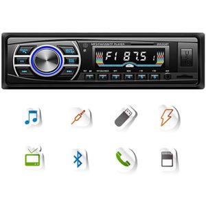 AUTORADIO DONGMAO Autoradio 12V-24V OLED Écran Couleur Bluetooth FM Turner Aux-in Pr  en Charge Bluetooth USB-Lecteur de Cartes SD-MMC Lec184