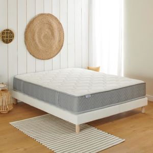 MATELAS BLEU CALIN Matelas 90x190cm L'Ideal - Ressorts ens