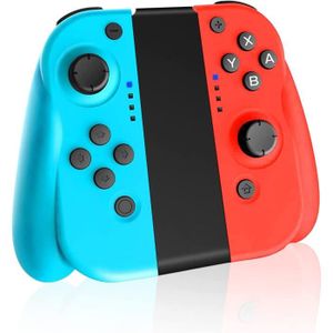 MANETTE JEUX VIDÉO Manettes pour Nintendo Switch/Switch Lite/Pro Joy con Contrôleurs de jeu compatible pour Console Nintendo Switch-Rouge Bleu