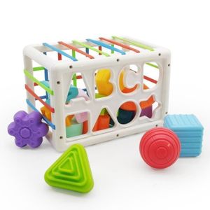 COFFRE À JOUETS Jouet Montessori pour bébé - HAOPYOU - Tri de formes - Coffre à jouets - COULEURS