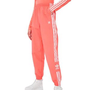 SURVÊTEMENT Jogging Femme Adidas - Rose/Blanc - Taille haute - Bandes Adidas Originals brodées
