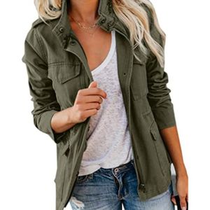 BLOUSON Blouson Bomber Perfecto Veste Légère Style Militaire Pour Femme Avec Poches Et Ajustements Multifonctions  Mint green