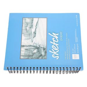 Carnet kraft à spirales et pages blanches 24 x 19 x 1,5 cm - Carnet  scrapbooking - Creavea