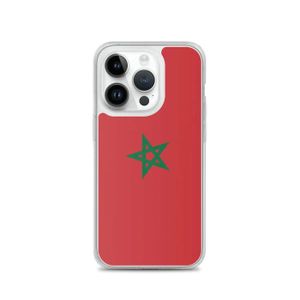 Coque IPhone Maroc Drapeau Motif 02 - Pour 15 14 13 12 11 XR XS X 7 8 6
