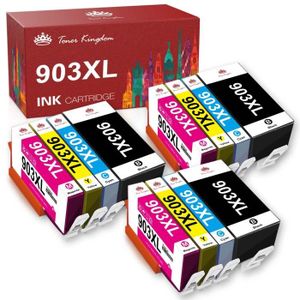 PACK CARTOUCHES TONER KINGDOM 12 Cartouches Compatible HP 903 HP 9