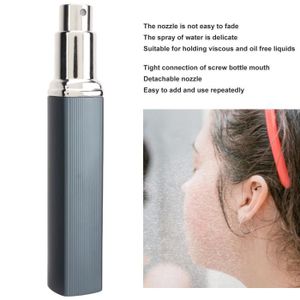 VAPORISATEUR VIDE Bouteille de parfum portable aluminium atomiseur cosmétique Spray vide avec 5 distributeurs de parfum rechargeables 12 ml (bl LV688