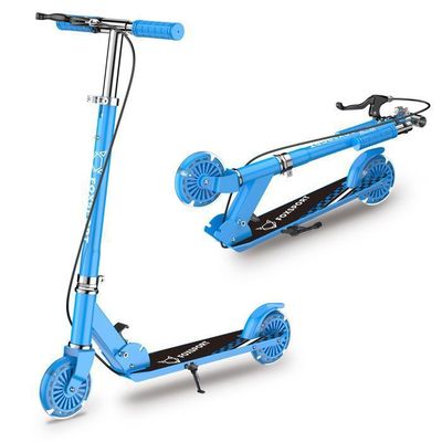 Fiqops Trottinette Enfant 2 Roues – Hauteur Réglable, Roues 205 Mm, Charge 100 Kg, Dès 5 Ans