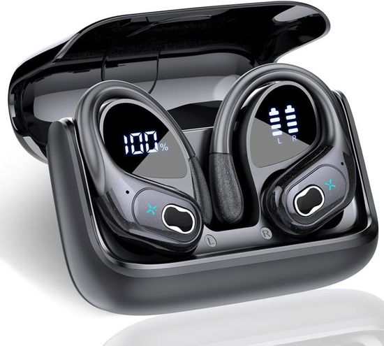 Écouteurs Bluetooth 5.4 Avec Réduction De Bruit - IPX7, Autonomie 6-7h, Casque Sport Léger 3g