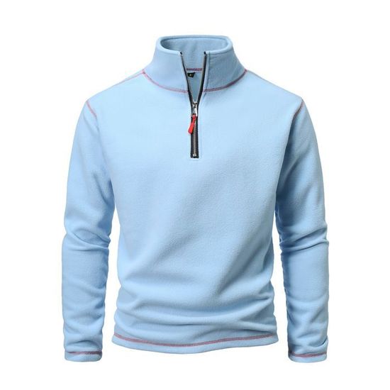 Pull Polaire Homme Craghoppers Bleu Taille L - 1/2 Zip Respirant - Très Bon état
