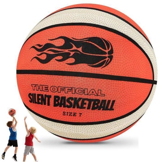 Ballon De Basket Silencieux Pour Intérieur – Tailles 7 Ou 5, Tissu PU, Motifs Dragon/phénix – Pour Enfants Dès 3 Ans