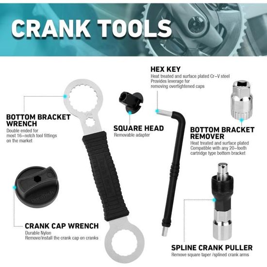 Kit D’outils Vélo 41 Pièces Avec étui Bleu – Neuf, Complet Pour Réparations