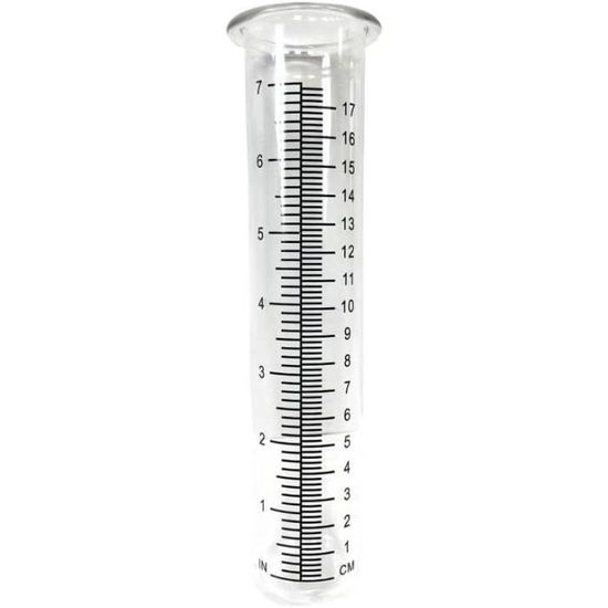 Grand Tube en Verre pour Pluviomètre Verrerie Verrine Gradué avec ...