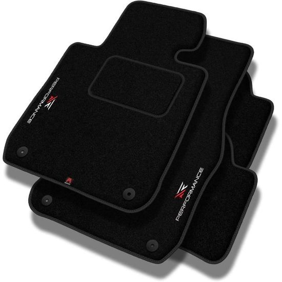 Tapis de Sol de Voiture pour Ford Fusion 2005-2012 FL Velours Imperméable 4Pcs
