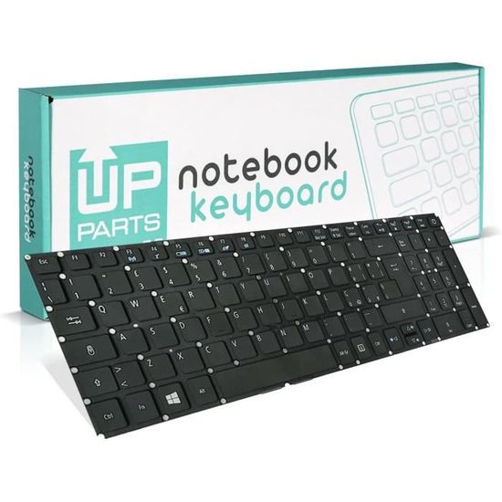 Tastiera Per Notebook Acer Aspire Serie E5 (532, 573, 722, 772) - Layout Spagnolo Con Ñ, Colore Nero, Senza Cornice, Sostituzione Perfetta