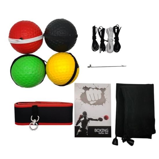 Balle De Réflexe Boxe Soul Shift - Améliore Coordination, Vitesse Et Réaction - Inclut Balle + 2 Bandeaux Réglables - Pour Boxe, MMA, Fitness