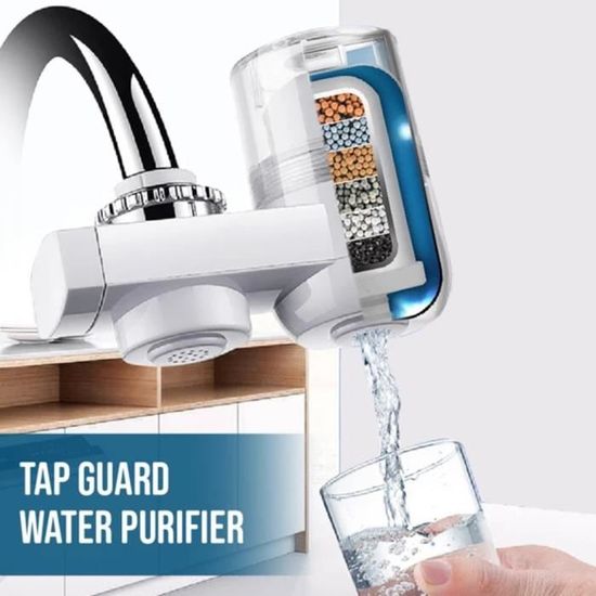 Mini filtre à eau Purificateur de robinet Purificateur de charbon Outil  Maison(3pcs) GROOFOO