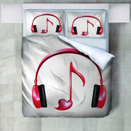 Housse de couette - Arbre de vie musicale - 140x200cm - Microfibre