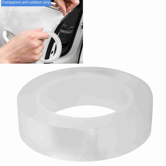 Film Protection Peinture Voiture Transparent - 10cm X 10m - Adhésif Seuil Porte Et Pare-chocs
