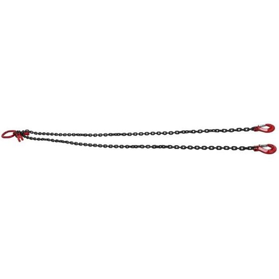 Elingues à chaîne réglable 4 brins Grade 100 avec 4 crochets - Levage