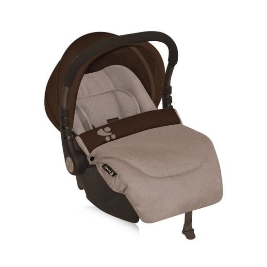 Jollein Chancelière Check Boucle Teddy - Pour Siège Auto Groupe 0+ Et Poussette, Doublée Et Confortable