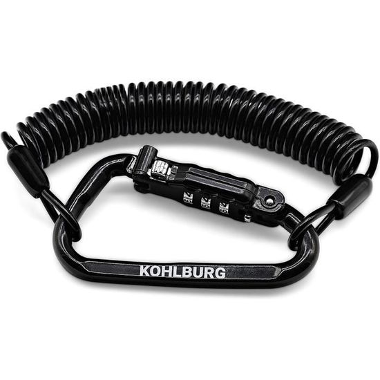 Antivol À Code De Poche Ultra Long 180 Cm Cadenas De 3 Mm D’Épaisseur