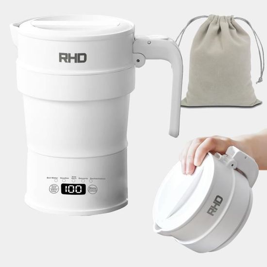 Petite Bouilloire De Voyage Pliable 800 Ml,bouilloire De Camping