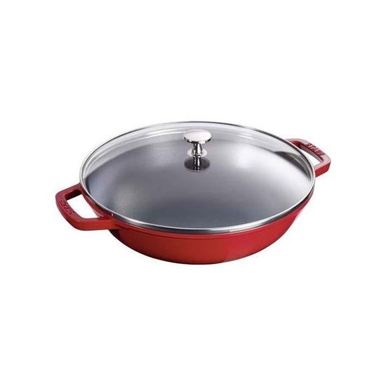 Wok En Fonte - Compatible Induction, Gaz, électrique - Neuf