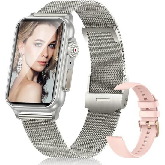 Montre Connectée Appels Bluetooth Assistant Vocal Intégré Ecran 1,39 Etanche Tracker NOIR - NEUF - Montres & Bijoux