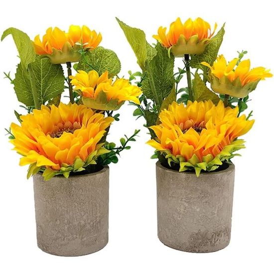 Lot De 8 Géraniums Et Bégonias Artificiels, Fleurs Artificielles En Soie Résistantes Aux UV Roses 35 Cm 96885057