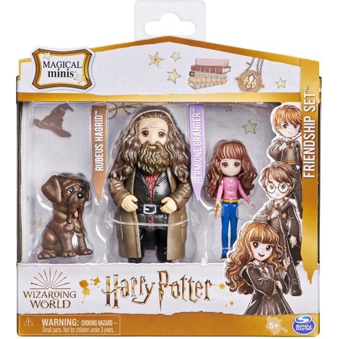 Harry Potter - Pack Amitié Hermione & Hagrid Magical Minis - 6061833 - Figurines articulées et accessoires - Wizard World