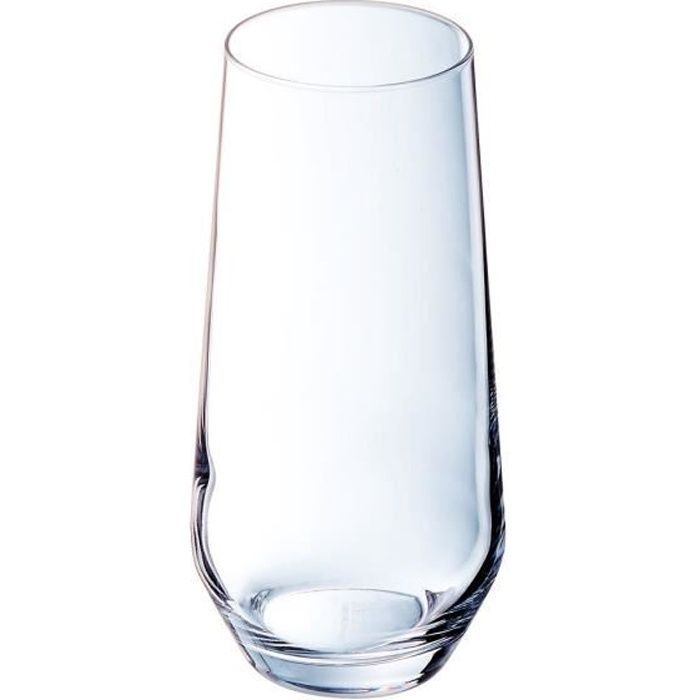 6 verres à eau moderne 45cl Ultime - Cristal d'Arques - Cristallin moderne