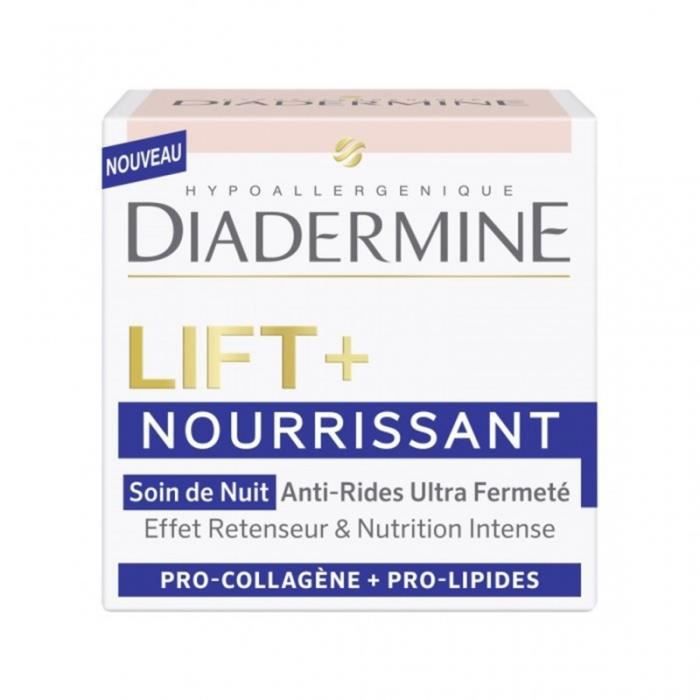 DIADERMINE Lift + Nourrissant Soin de Nuit Anti-Rides Ultra Fermeté 50ml (lot de 2)