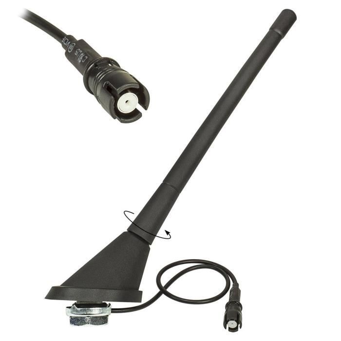 antenne de toit d'antenne de voiture 16v, amplificateur, raku 2 ii, pour Audi, Opel, Seat, Skoda, vw, tige anti bruit 17,5cm, 60