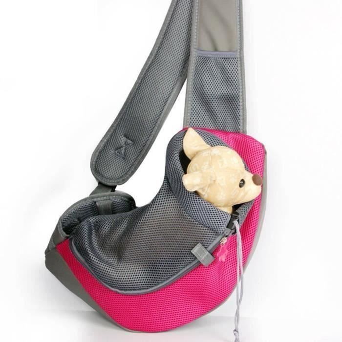 Sac de transport pour chat Sac à dos Chat sac de voyage transporteur pour chien chiot Sac à Bandoulière pour Transporter Ani At73392