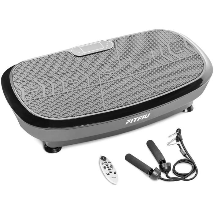 FITFIU Fitness PV-200 - Plateforme Vibrante et Oscilante 3D couleur noir Fitness et Musculation Moteur 1000W + 180 niveaux de vitess