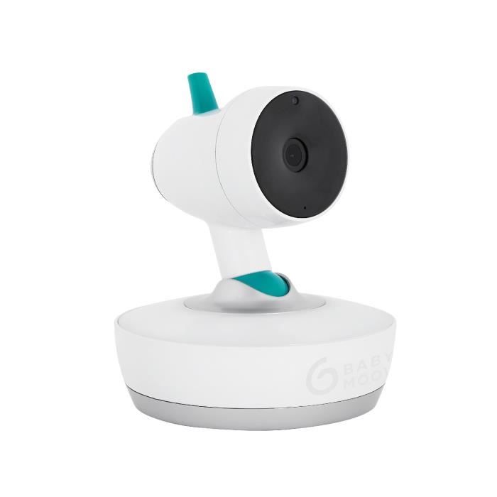 Babymoov Caméra Additionnelle Motorisée Orientable à 360° pour Babyphone Vidéo Yoo Moov