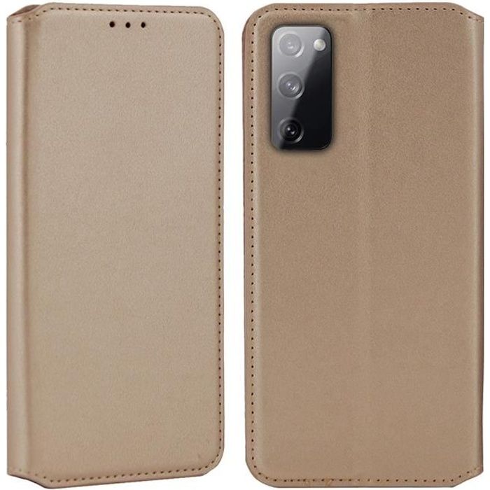 Coque pour Oppo A74 4G,Portefeuille Cuir PU - Or