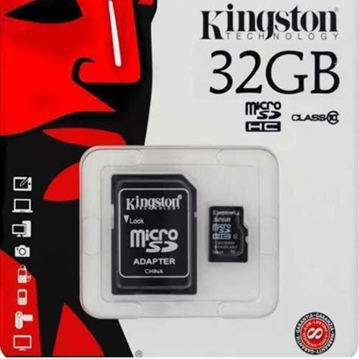 Kingston 32Go Micro SD SDHC SDXC Class10 carte mémoire TF pour caméra mobile