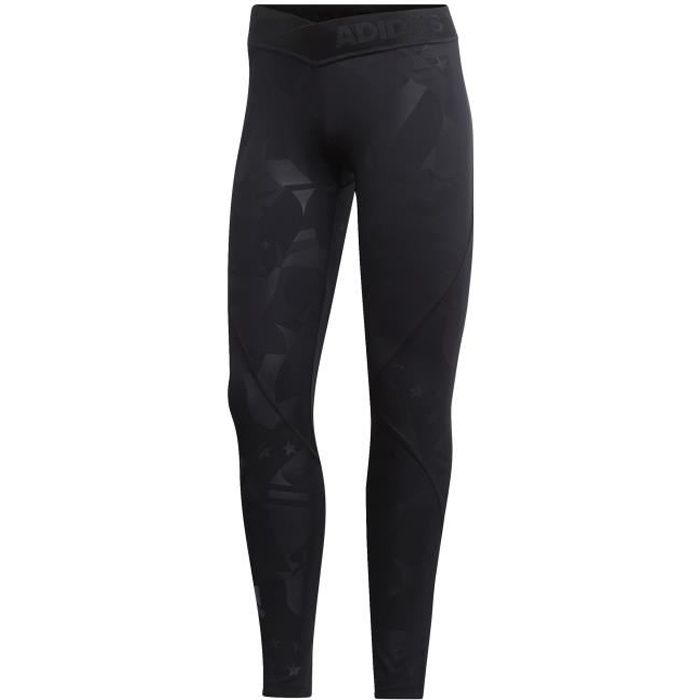 Legging femme adidas 7/8 Alphaskin Sport 2.0 Embossed Printed