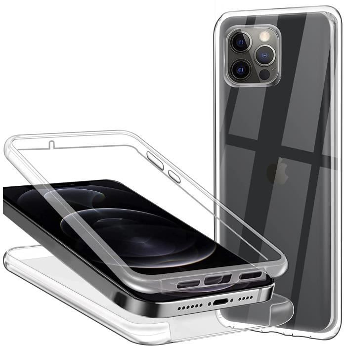 Coque Iphone 13 Intégrale 360 Transparente Recto Verso Plastique Silicone