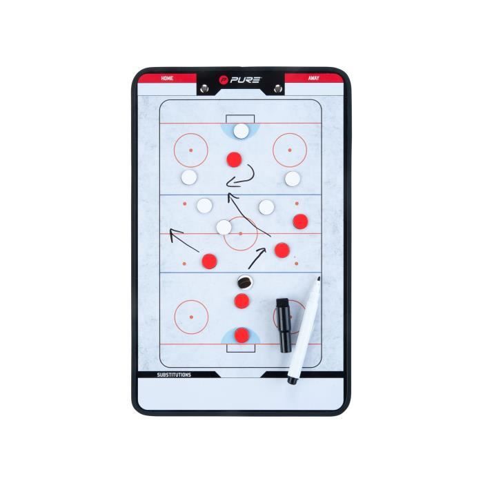 PURE2IMPROVE Coachboard Hockey sur glace - Blanc