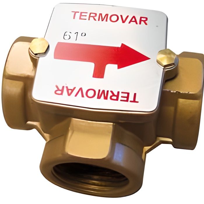 VANNE 3 VOIES THERMIQUES CORPS LAITON POUR CHAU…