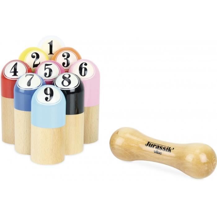 Vilac - Jurassik’, jeu de 9 quilles - VILAC