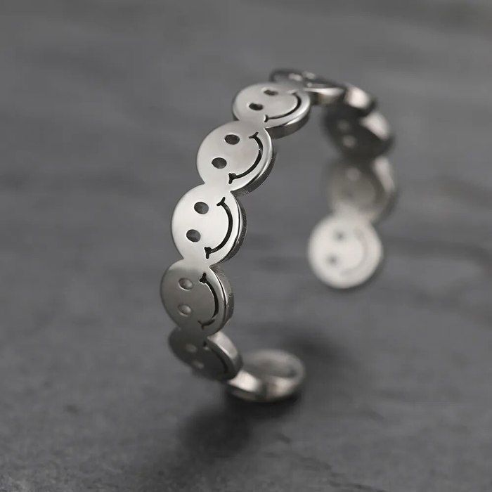 Bague Viking Réglable Motif Trident - Alliage, Style Rétro Punk, Unisexe (cadeau Homme/femme)